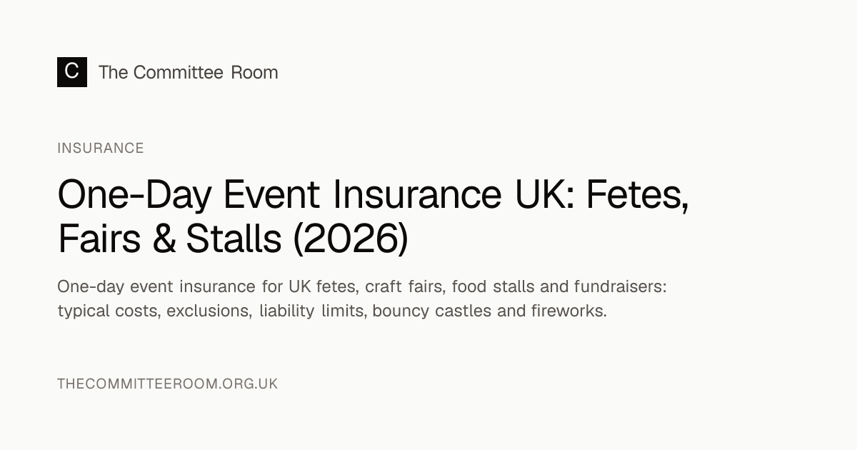 One-Day Event Insurance UK: Costs, Cover & Exclusions